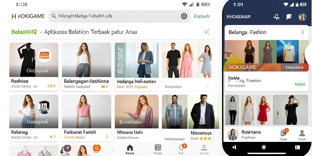 Tampilan antarmuka HOKIGAME yang modern dan menarik.