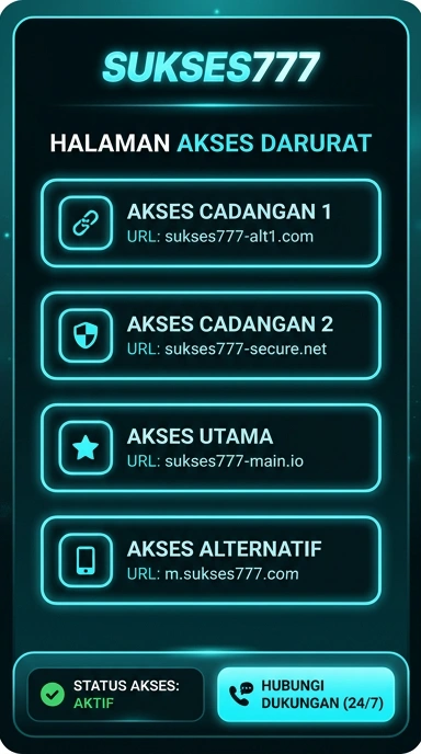 Tampilan link alternatif sukses777